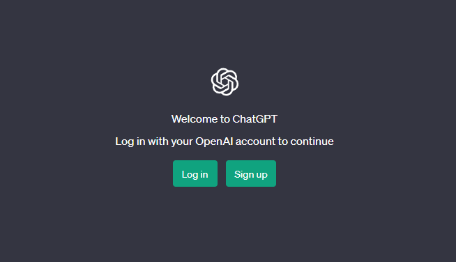 chatgpt login